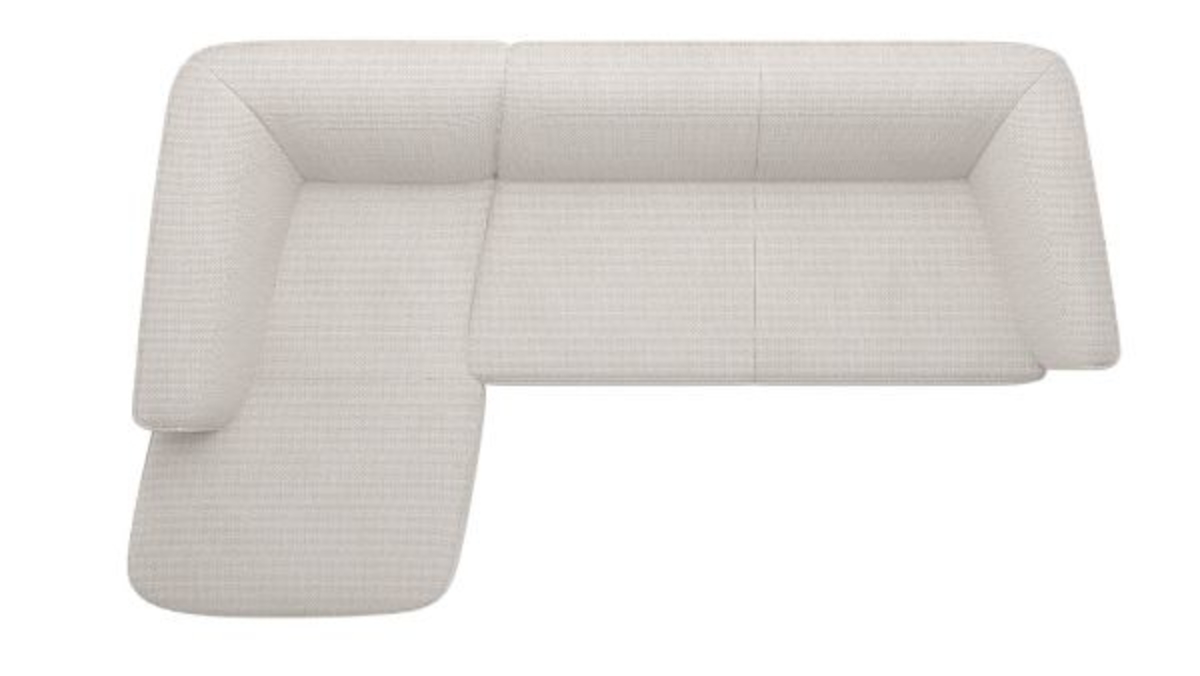 XOOON Brooks, Longchair links - Schwarz/ Anthrazit, Blau, Braun, Grau, Gruen, Orange, Pink, Rot, Taupe, Weiss, Gelb - 4