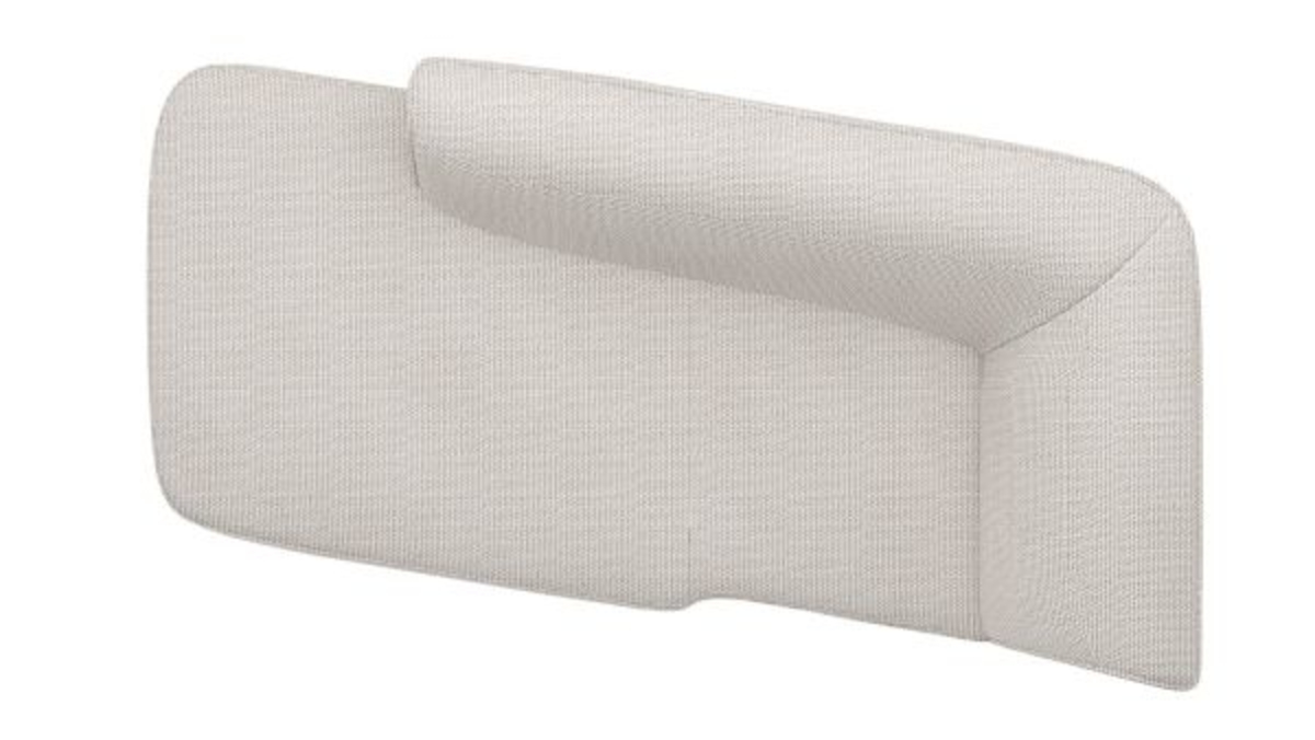 XOOON Brooks, Ottomane links - Schwarz/ Anthrazit, Blau, Braun, Grau, Gruen, Orange, Pink, Rot, Taupe, Weiss, Gelb - 1