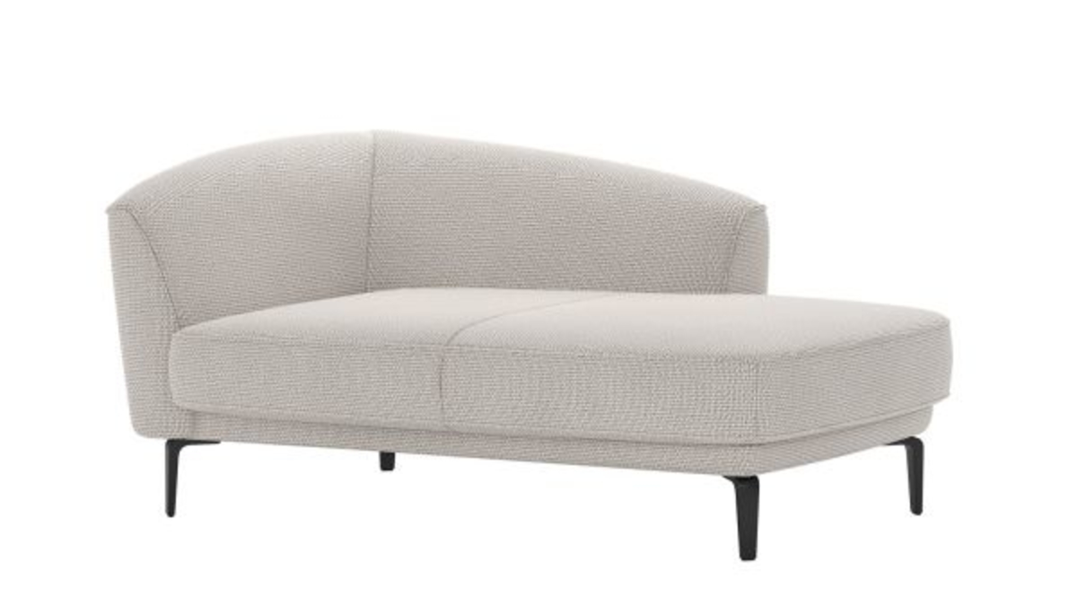 XOOON Brooks, Divan links - Schwarz/ Anthrazit, Blau, Braun, Grau, Gruen, Orange, Pink, Rot, Taupe, Weiss, Gelb - 3