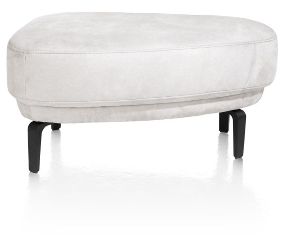 XOOON Brooks, Hocker - Schwarz/ Anthrazit, Blau, Braun, Grau, Gruen, Orange, Pink, Rot, Taupe, Weiss, Gelb - 1