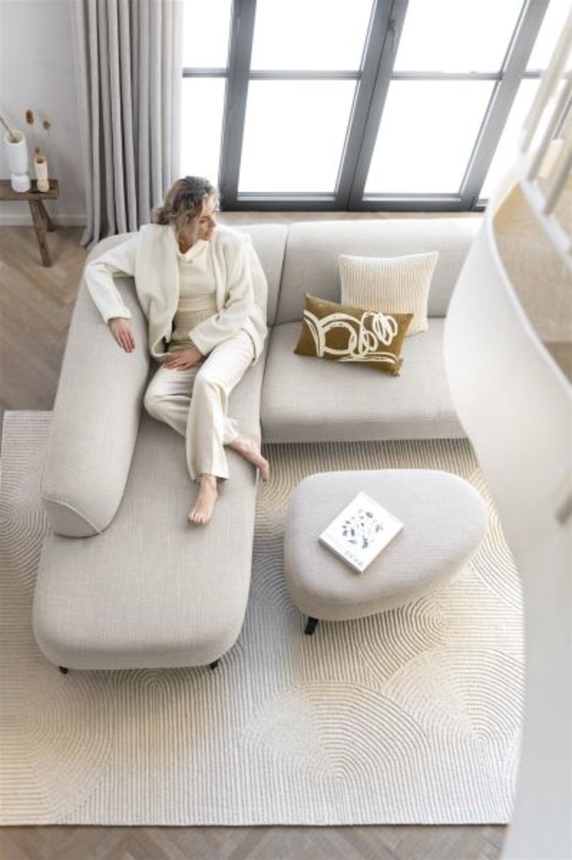 XOOON Brooks, Hocker - Schwarz/ Anthrazit, Blau, Braun, Grau, Gruen, Orange, Pink, Rot, Taupe, Weiss, Gelb - 8