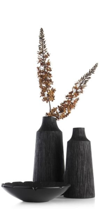 XOOON Finn Vase H50cm - Schwarz/ Anthrazit - 10