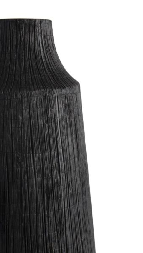 XOOON Finn Vase H50cm - Schwarz/ Anthrazit - 8