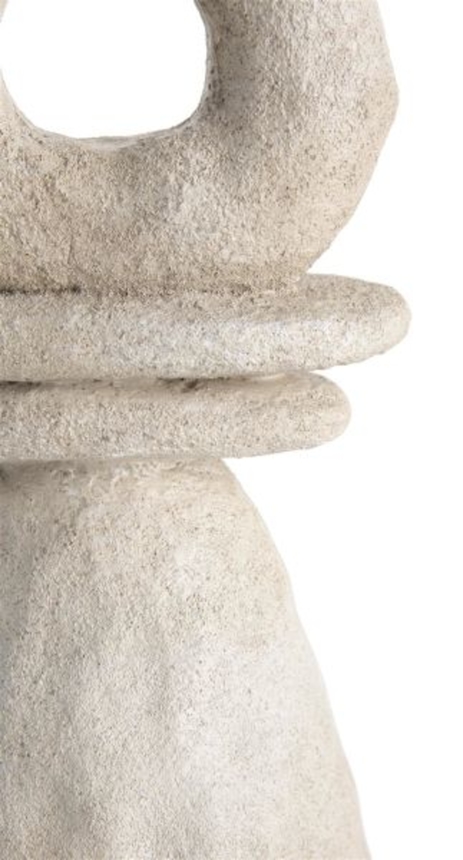 XOOON June Kerzenhalter H32cm - Weiss, Taupe - 3