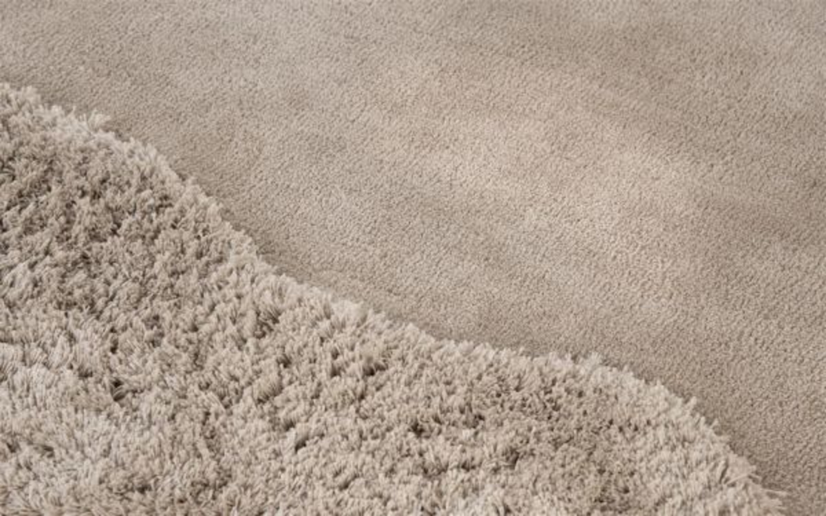 XOOON Brooks Teppich 190x290cm - Weiss, Taupe - 5