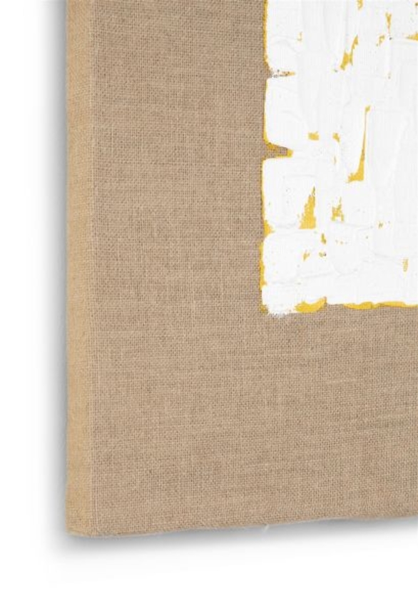 XOOON Finn Bild 70x70cm - Weiss, Gelb, Taupe - 4
