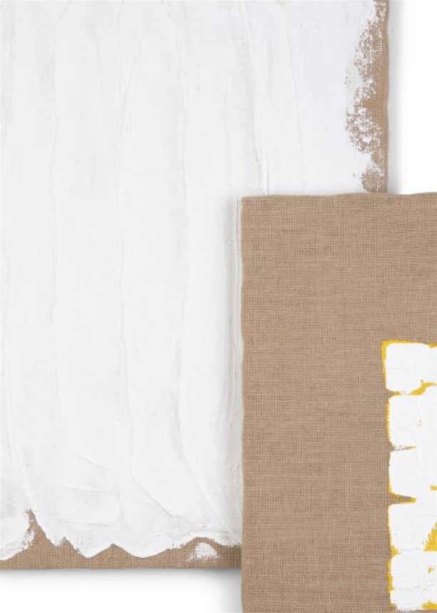 XOOON Finn Bild 70x70cm - Weiss, Gelb, Taupe - 7