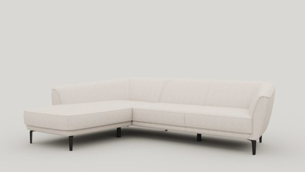 XOOON Brooks, Ecksofa links - Stoff Vito -  - 2