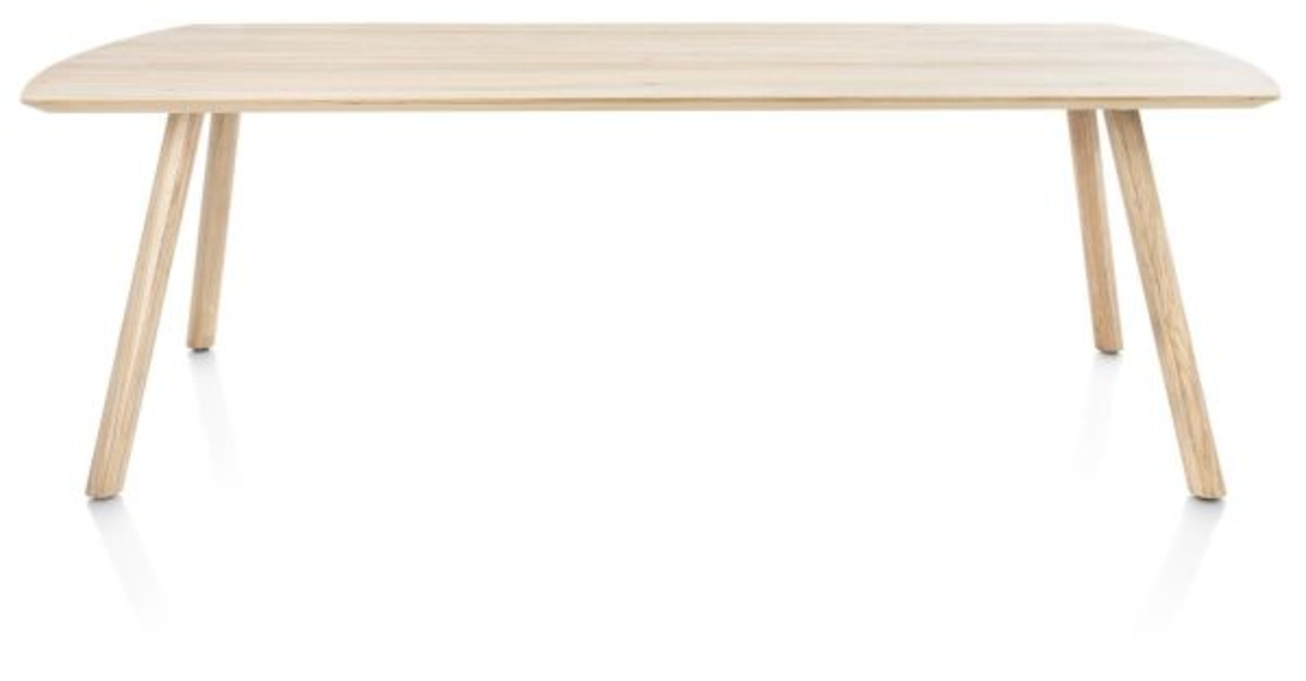 XOOON Niora, Tisch 240 x 100 cm - rechteckig - Holz Fuss -  - 1
