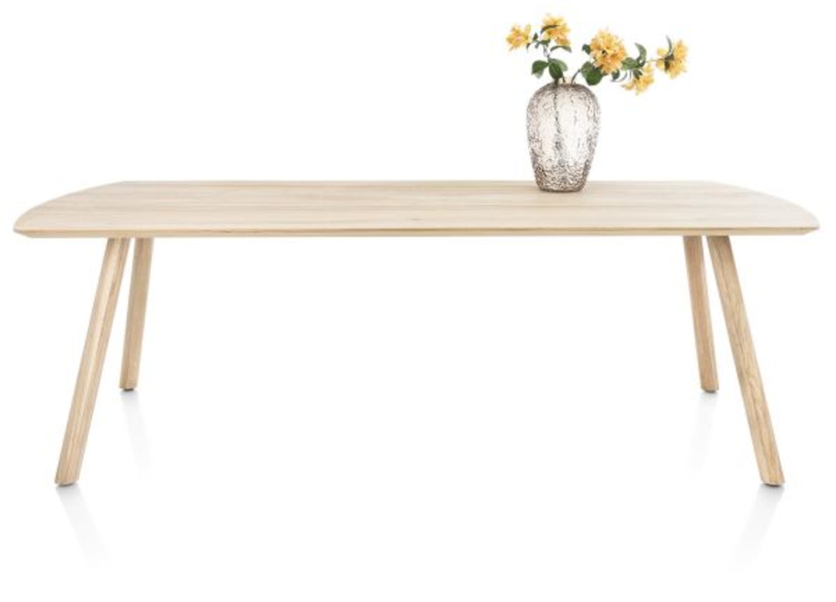 XOOON Niora, Tisch 240 x 100 cm - rechteckig - Holz Fuss -  - 3