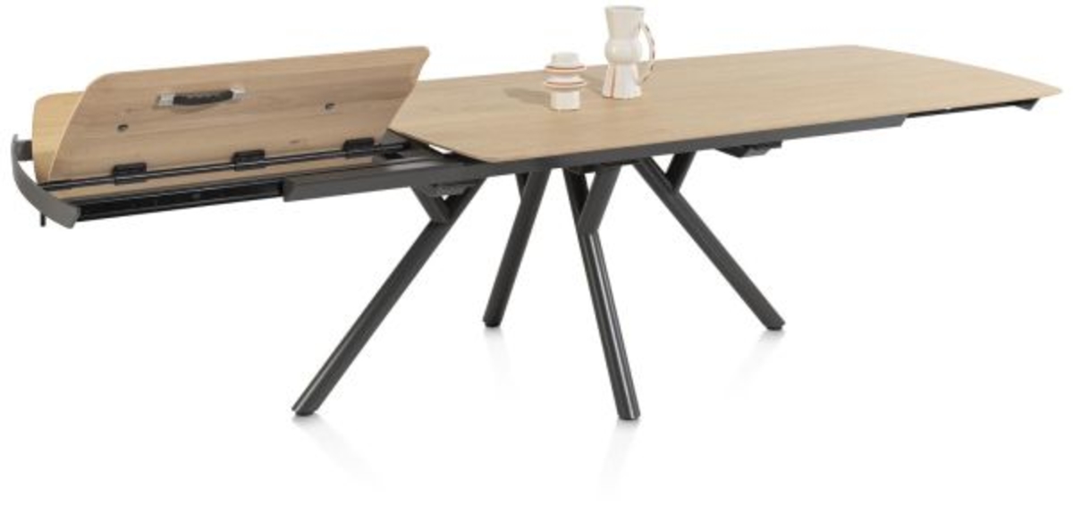 XOOON Novello, Ausziehtisch 170 (+ 60) x 100 cm - Beige, Braun - 8