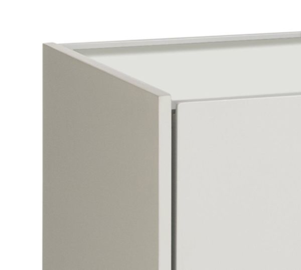 XOOON Noon, Lowboard 210 cm - 3-Tueren + 2-Laden - komplet silk grey -  - 5