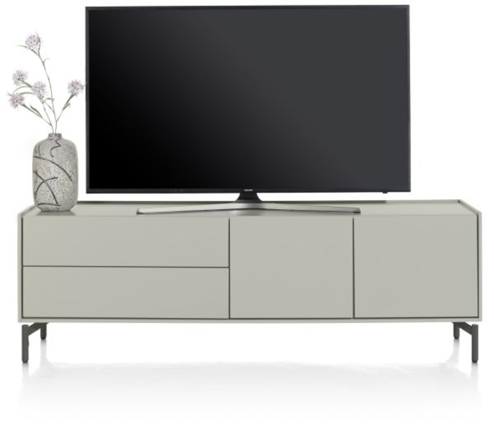 XOOON Noon, Lowboard 170 cm - 2-Tueren + 2-Laden - komplet silk grey -  - 1