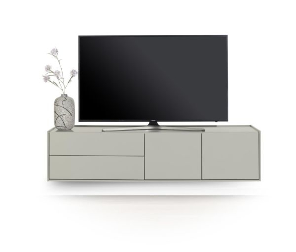 XOOON Noon, Lowboard 170 cm - 2-Tueren + 2-Laden - komplet silk grey -  - 2