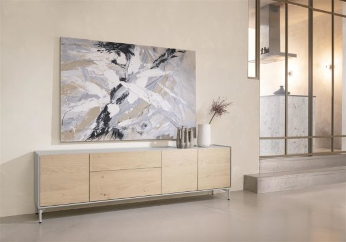 XOOON Niora, Sideboard 240 cm - 3-Tueren + 2-Laden -  - 4