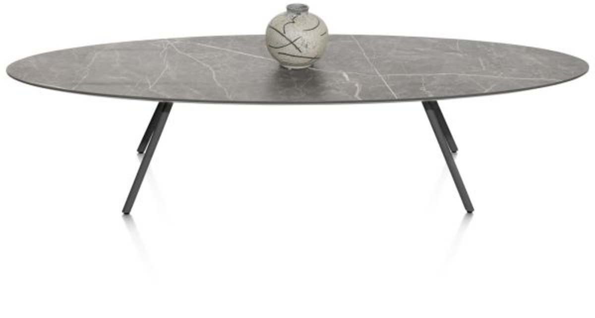 XOOON Niora, Couchtisch 150 x 50 cm - Primo Laminato Marble light grey -  - 2