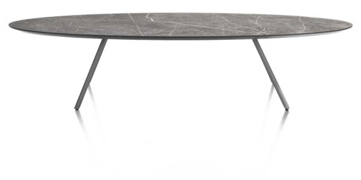 XOOON Niora, Couchtisch 150 x 50 cm - Primo Laminato Marble light grey -  - 6