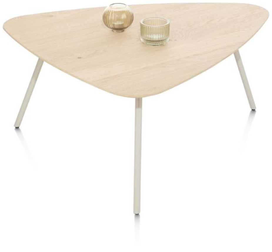 XOOON Niora, Couchtisch 85 x 77 cm - Furnier Eiche -  - 3