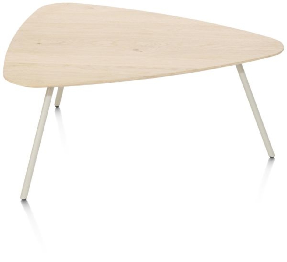 XOOON Niora, Couchtisch 85 x 77 cm - Furnier Eiche -  - 4