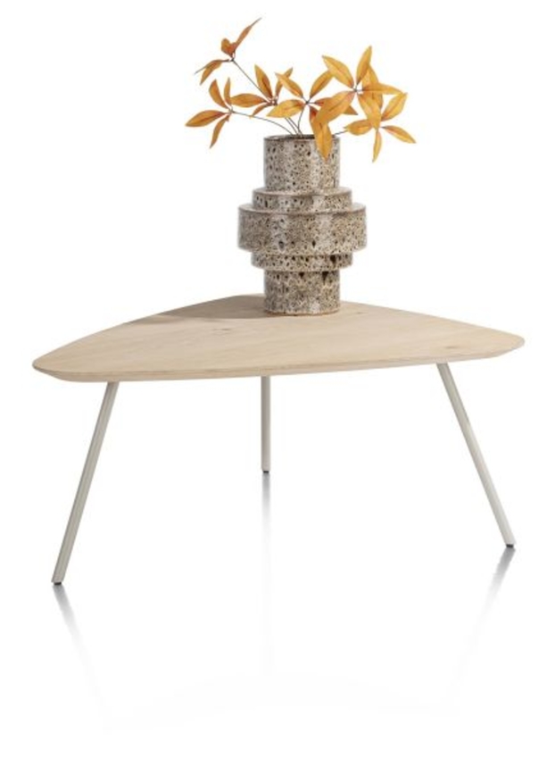 XOOON Niora, Couchtisch 85 x 77 cm - Furnier Eiche -  - 8