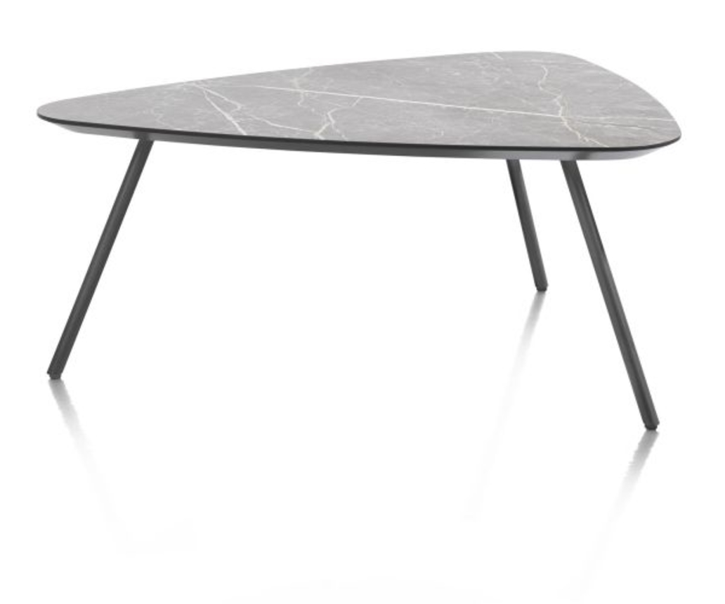 XOOON Niora, Couchtisch 85 x 77 cm - Primo Laminato Marble light grey -  - 2