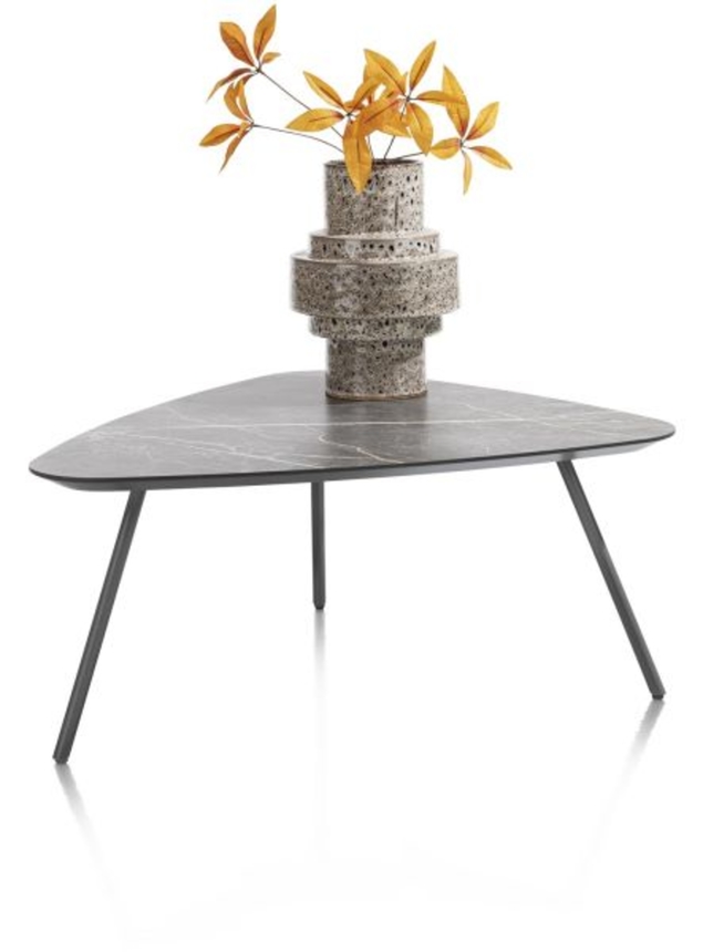 XOOON Niora, Couchtisch 85 x 77 cm - Primo Laminato Marble light grey -  - 3