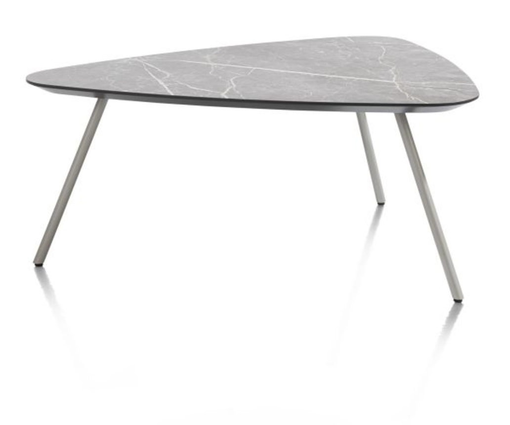 XOOON Niora, Couchtisch 85 x 77 cm - Primo Laminato Marble light grey -  - 3