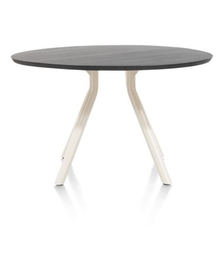 XOOON Arvada, Tisch 125 cm. - rund - zentralem Fuß Nebbia - Schwarz - 1