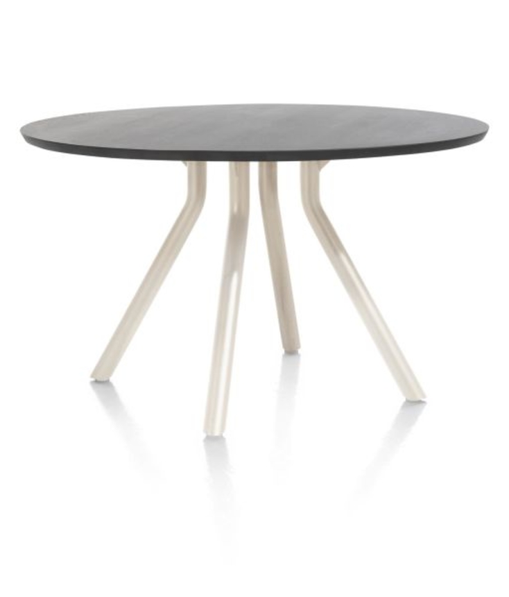XOOON Arvada, Tisch 125 cm. - rund - zentralem Fuß Nebbia - Schwarz - 2