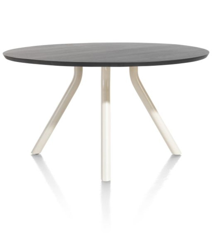 XOOON Arvada, Tisch 125 cm. - rund - zentralem Fuß Nebbia - Schwarz - 4