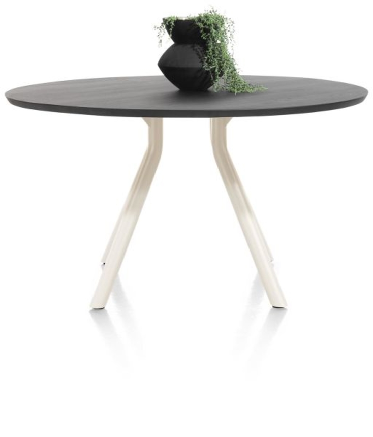 XOOON Arvada, Tisch 140 cm. - rund - zentralem Fuß Nebbia - Schwarz - 3