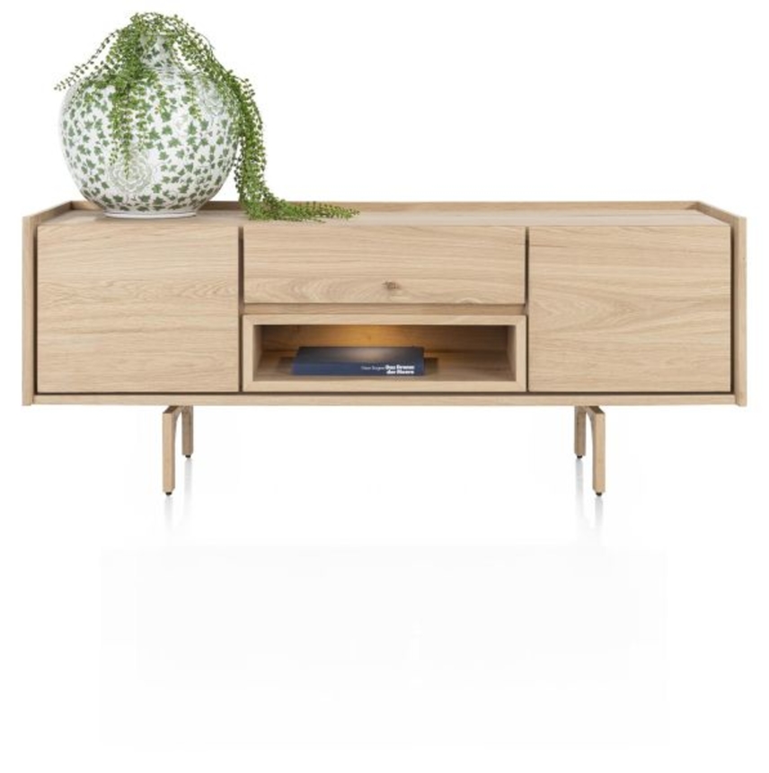 XOOON Valgard, Lowboard 160 cm - 2-Türen + 1-Lade + 1-Nische (+ LED) -  - 1