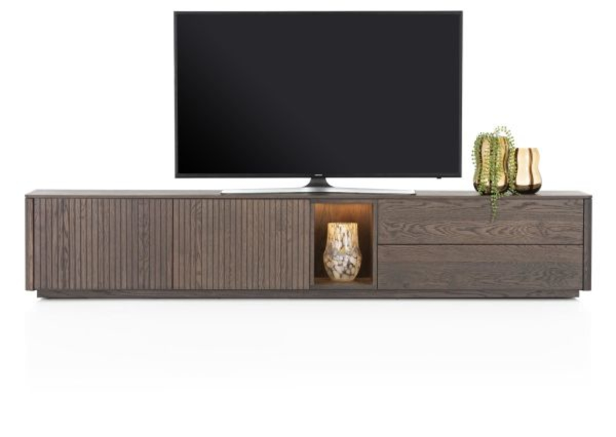 XOOON Trenton, Lowboard 240 cm - 2-Türen + 2-Laden + 1-Nische -  - 3