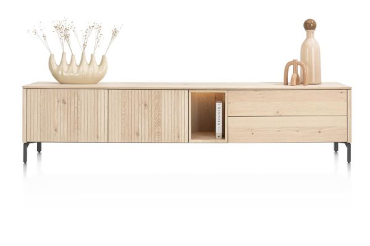 XOOON Trenton, Lowboard 240 cm - 2-Türen + 2-Laden + 1-Nische -  - 1