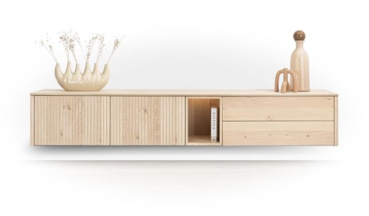 XOOON Trenton, Lowboard 240 cm - 2-Türen + 2-Laden + 1-Nische -  - 2