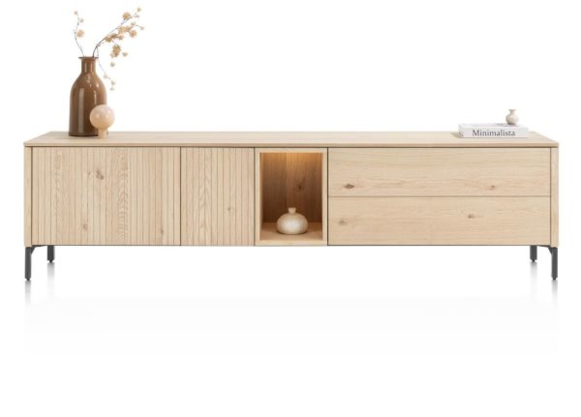 XOOON Trenton, Lowboard 210 cm - 2-Türen + 2-Laden + 1-Nische -  - 1