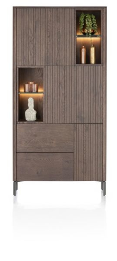 XOOON Trenton, Schrank 95 cm - 3-Türen + 2-Laden + 4-Nischen -  - 1