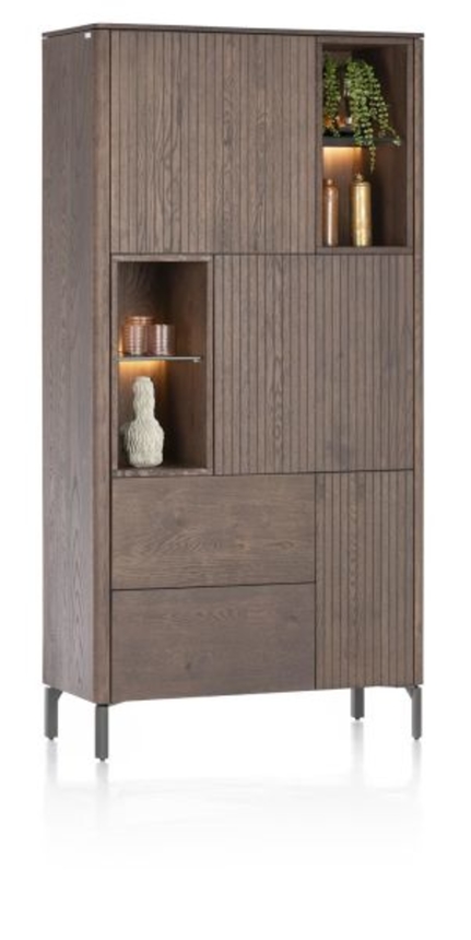 XOOON Trenton, Schrank 95 cm - 3-Türen + 2-Laden + 4-Nischen -  - 2