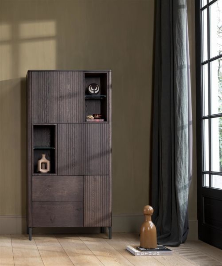 XOOON Trenton, Schrank 95 cm - 3-Türen + 2-Laden + 4-Nischen -  - 6