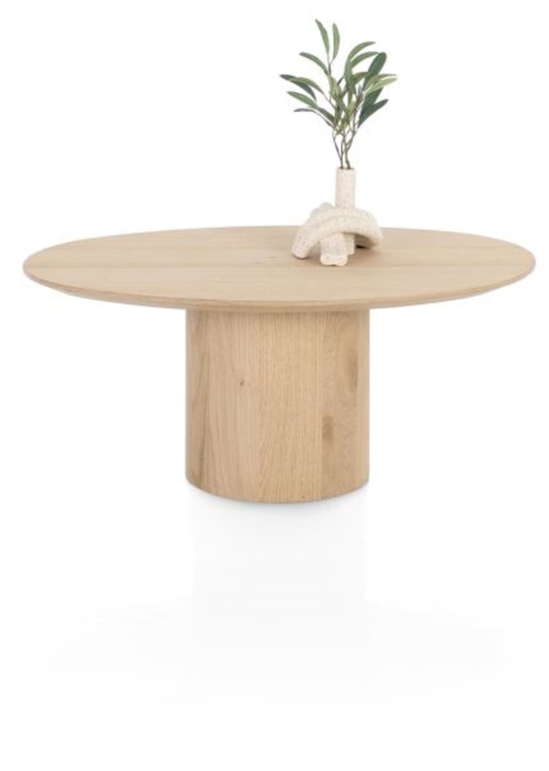 XOOON Trenton, Couchtisch 80 x 51 cm - Beige, Braun - 1