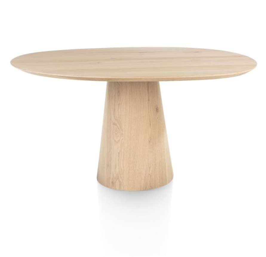 XOOON Trenton, Tisch 150 x 120 cm - Beige, Braun - 4