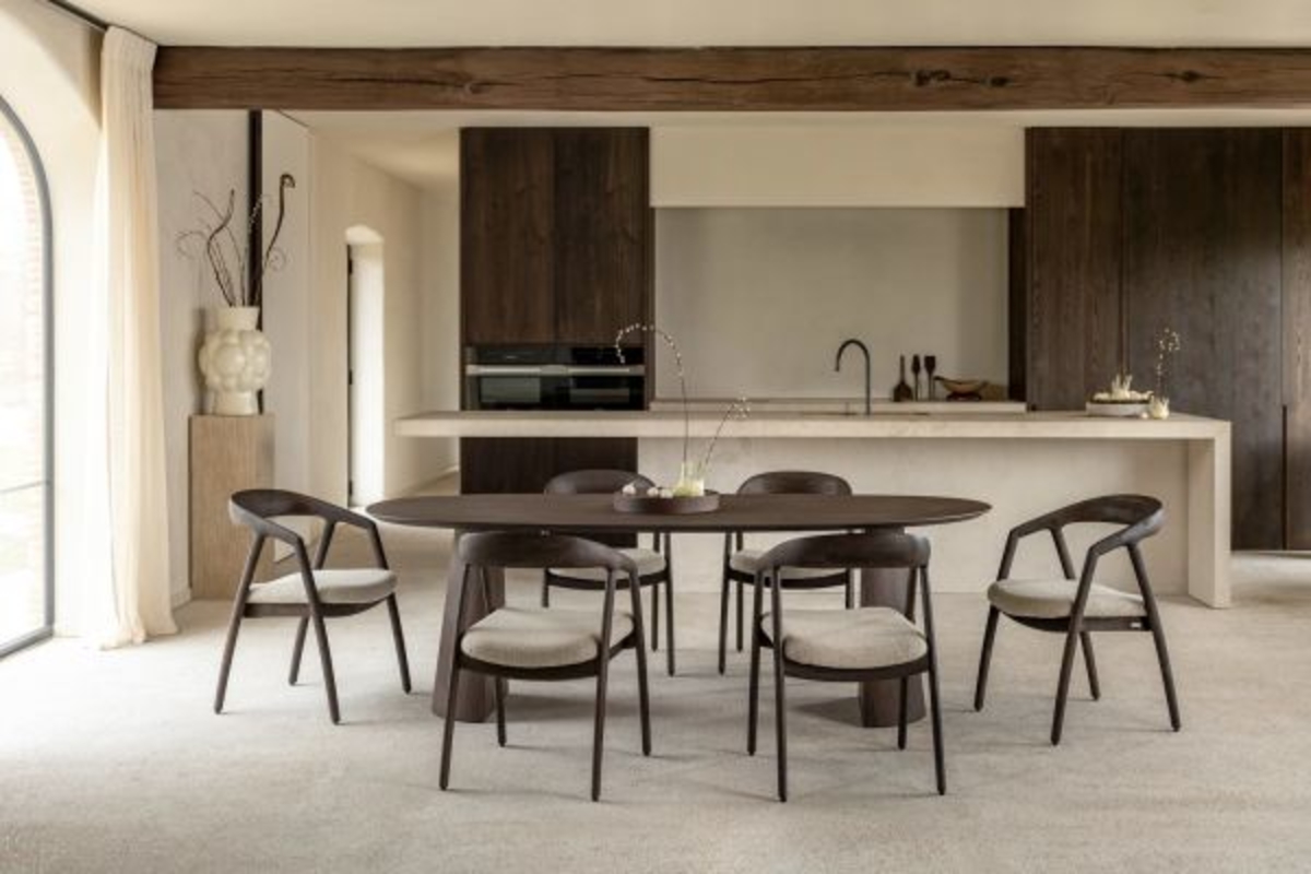 XOOON Trenton, Tisch 210 x 105 cm - Beige, Braun - 12