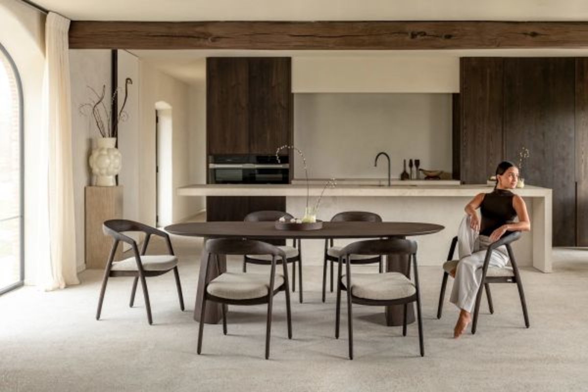 XOOON Trenton, Tisch 240 x 110 cm - Braun - 11