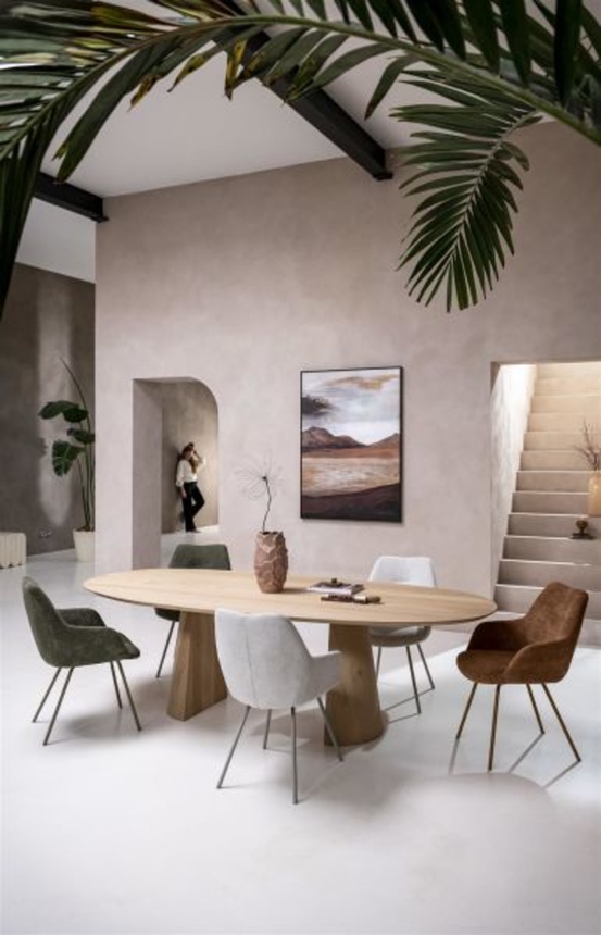 XOOON Trenton, Tisch 240 x 110 cm - Beige, Braun - 8