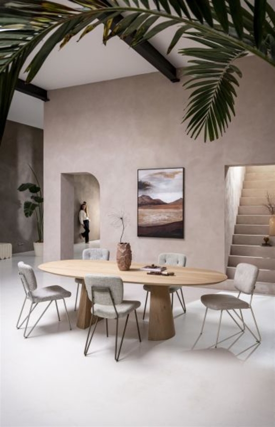 XOOON Trenton, Tisch 270 x 120 cm - Beige, Braun - 10