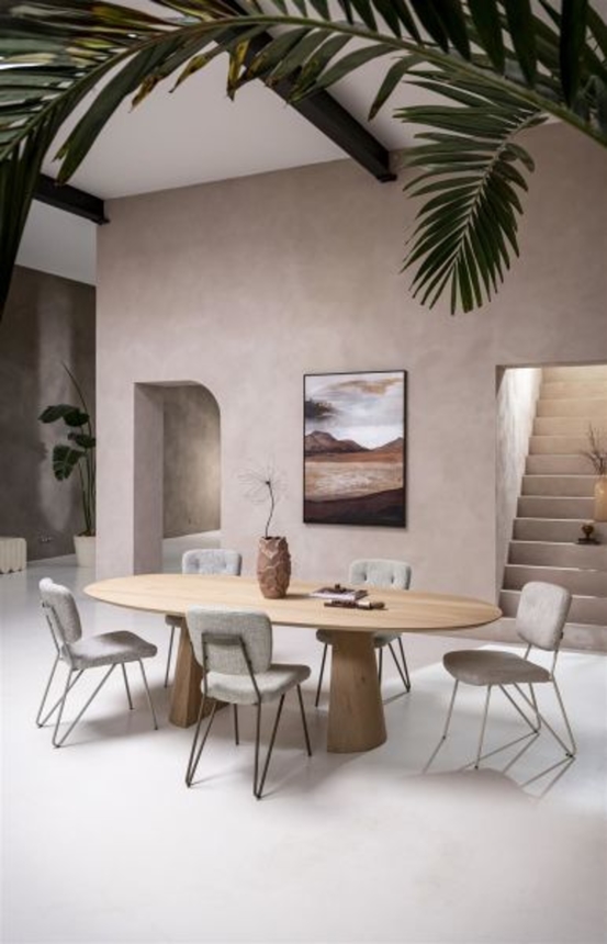 XOOON Trenton, Tisch 270 x 120 cm - Beige, Braun - 9