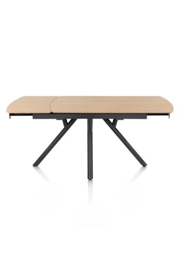 XOOON Novello, Ausziehtisch 140 (+ 50) x 100 cm - Beige, Braun - 1