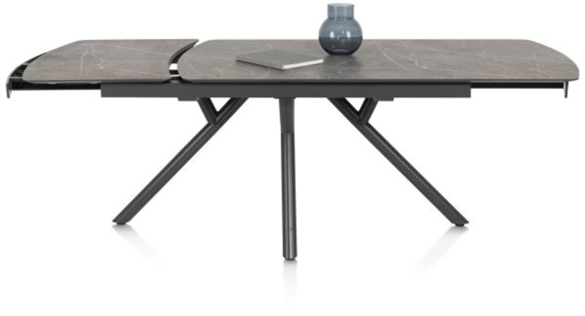 XOOON Novello, Ausziehtisch 200 (+ 78) x 100 cm - Primo Laminato marble - Grau - 2