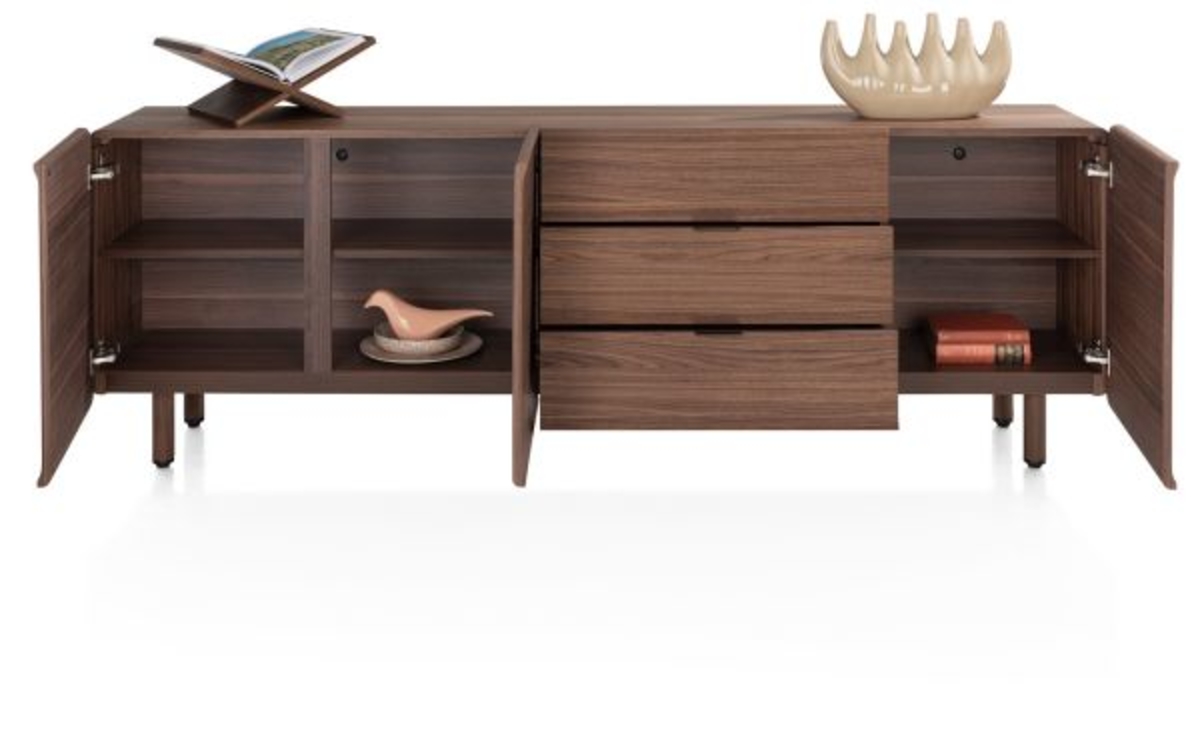 XOOON Brianza, Sideboard 235 cm - 3-Türen + 3-Laden -  - 3
