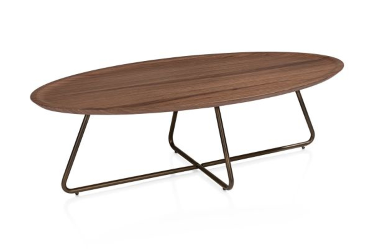 XOOON Brianza, Couchtisch 130 x 65 cm - Braun - 5